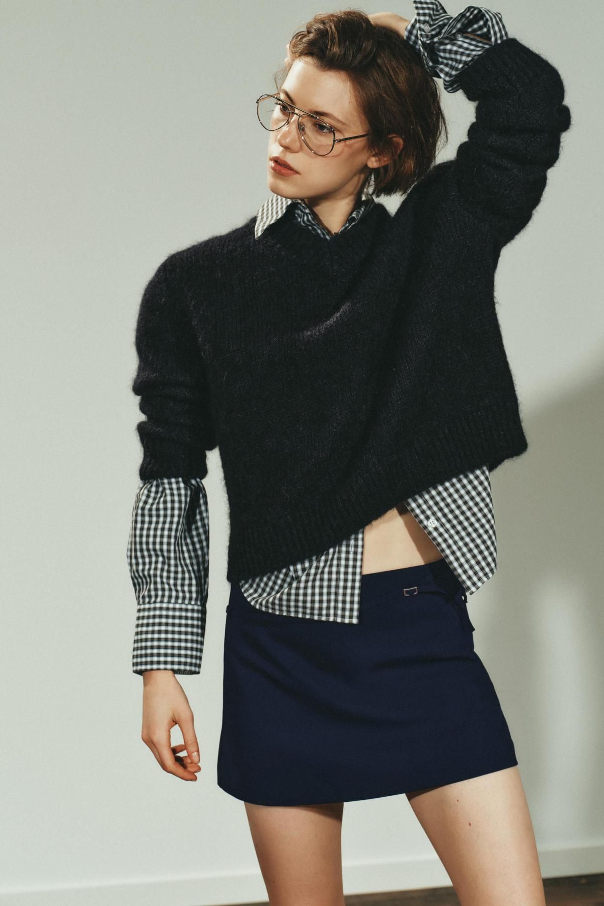 자라 테크니컬 벨트 스커트 팬츠 네이비 4661/530 DARK NAVY - 상세 이미지 3
