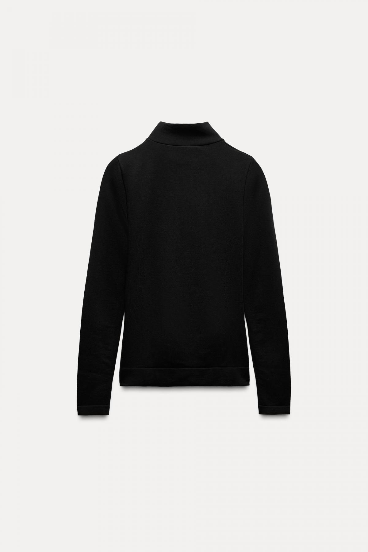 자라 스키 컬렉션 테크니컬 써멀 티셔츠 1368/021 BLACK - 상세 이미지 5
