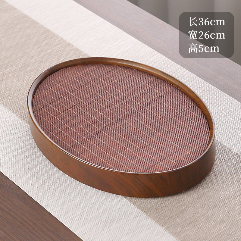차예마을 차판 일본식 다도 차판 중호 황산지색(수원다반) 36x25x5 t074 - 상품 이미지