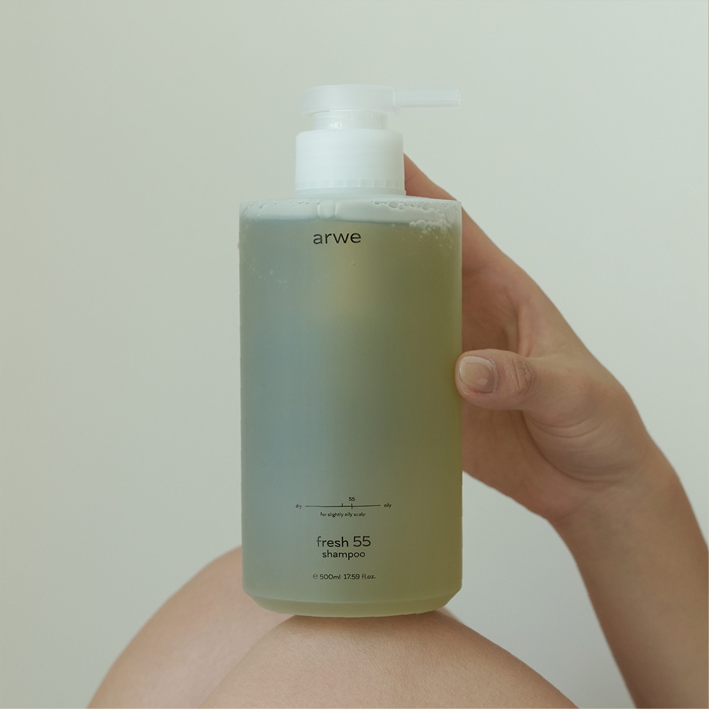 아르베 프레시 55 약지성 샴푸 500ml 이미지 2
