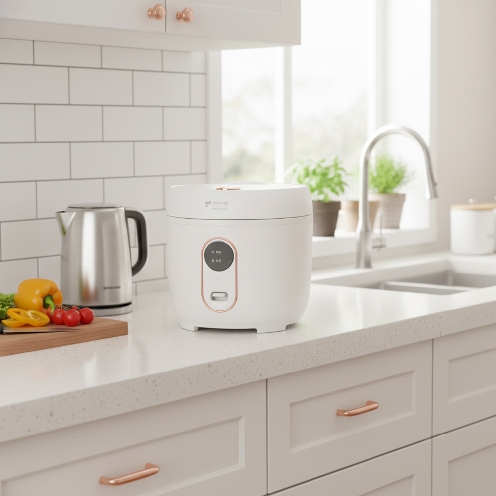 키친아트 미니 전기밥솥 2-3인용 자취생 원룸 혼밥 혼족 취사 보온 밥솥