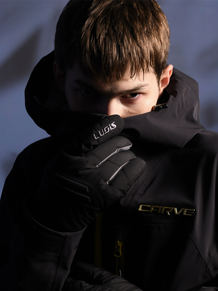 루디스 컴포트핏 LUP01UG10 블랙 스키 보드 오지 방한 장갑 상세 이미지 5