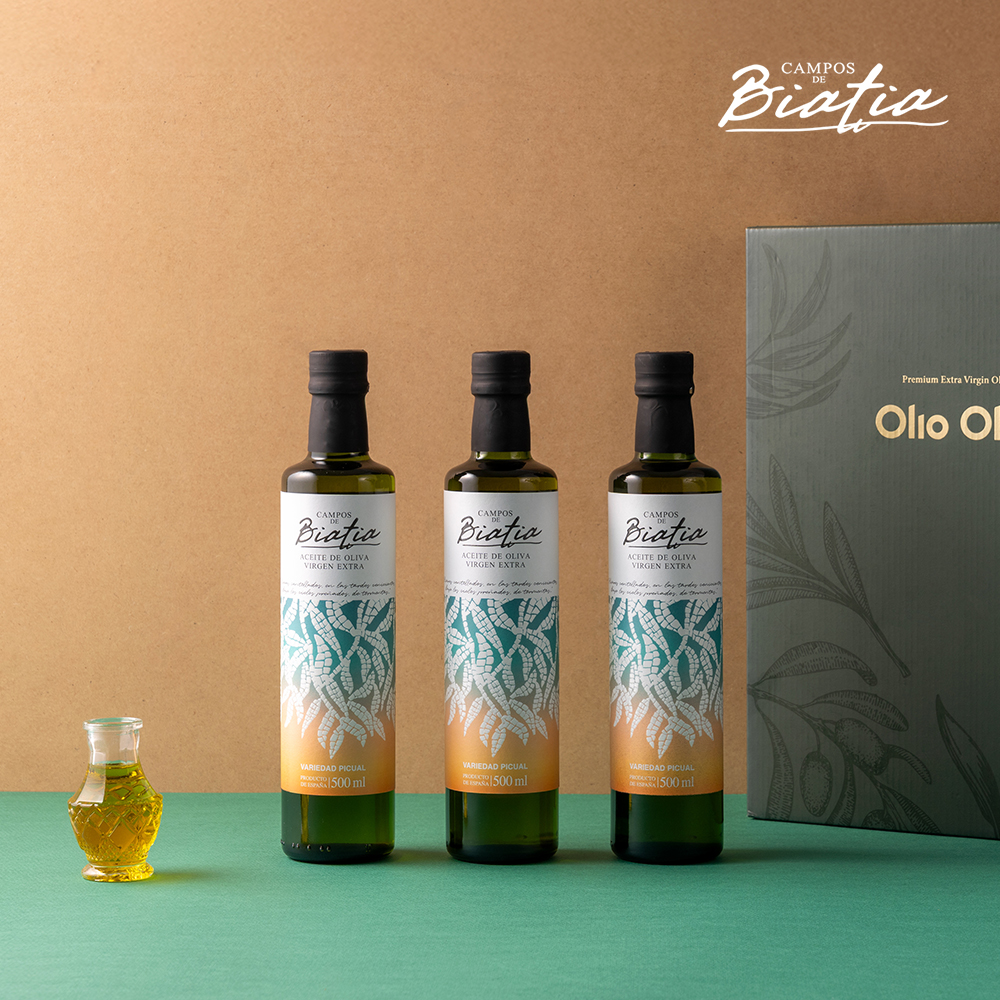 비아티아 파밀리아 엑스트라버진 올리브오일 선물세트 500ml, 3병 - 상세 이미지 2
