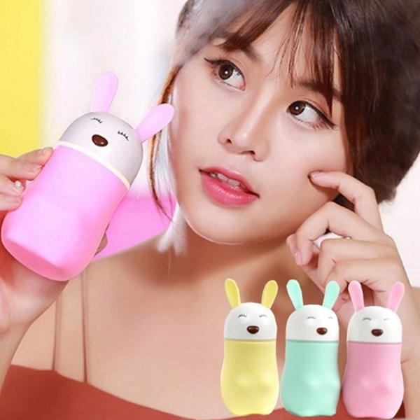 충전식 usb 미니 가습기 무드등 토끼 미니 가습기 개인용 저소음