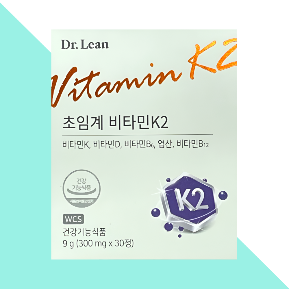 닥터린 초임계 비타민K2 비타민D 메나퀴논 30정X1개 - 메인 이미지