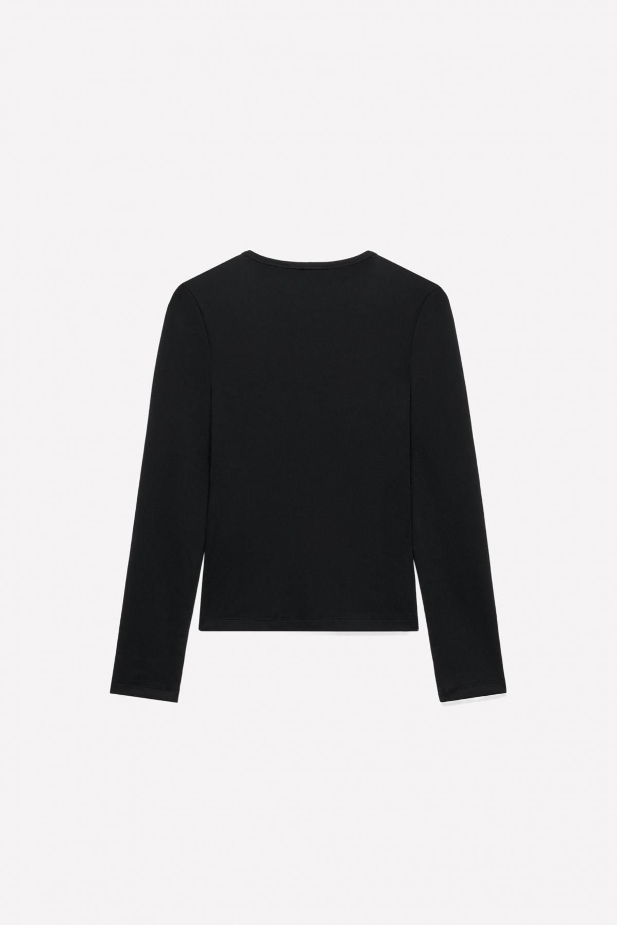 자라 라인스톤 로고 티셔츠 X 루도빅 드 생 세르냉 5644/394 BLACK - 상세 이미지 3