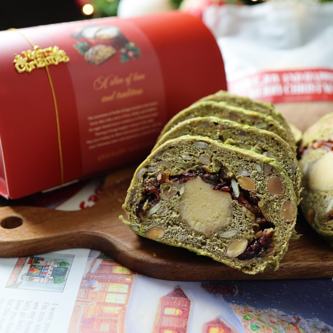 저당 슈톨렌 500g 외 5종 말차 슈톨렌 크리스마스 선물 빵(무설탕 무버터 무흰밀가루) - 상세 이미지 4