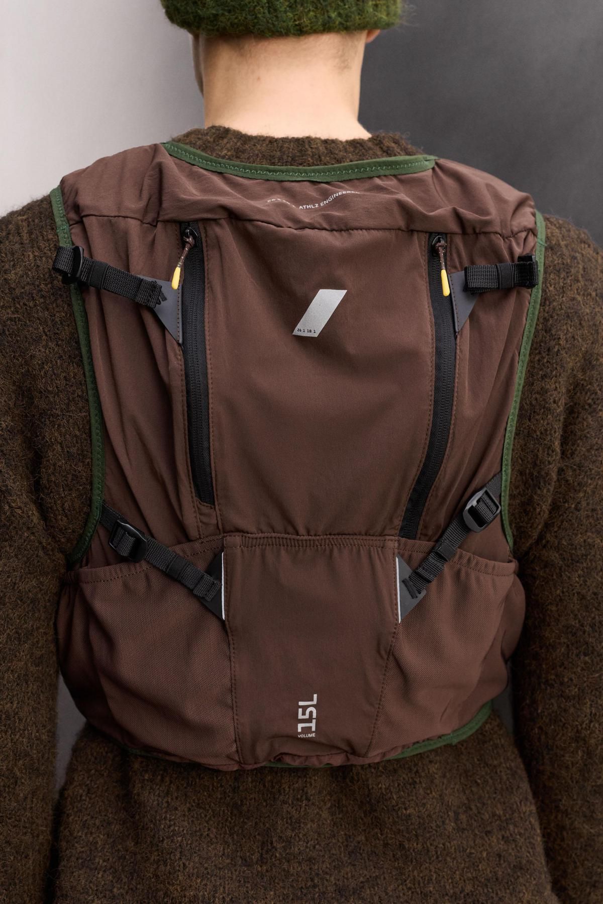 자라 테크니컬 스포츠 멀티포켓 베스트 3967/620 BURGUNDY RED - 상세 이미지 5
