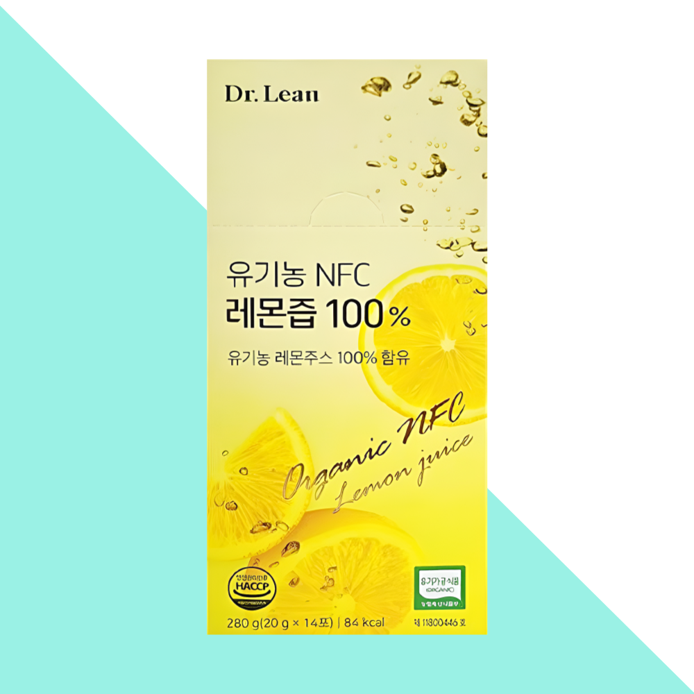 닥터린 유기농 레몬즙 레몬수 NFC 14포X1개 - 상품 이미지