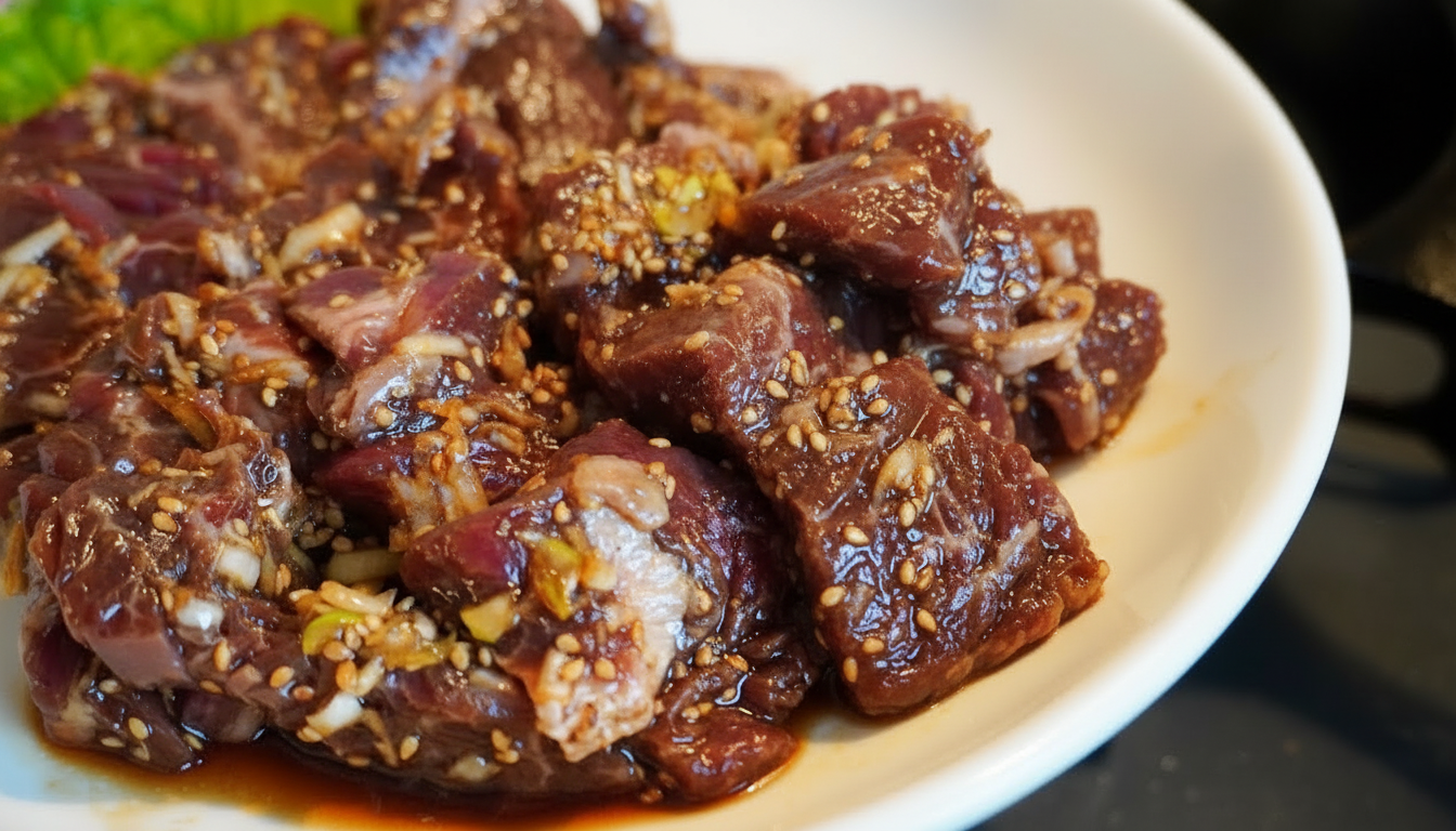 나가초코 초특선 야끼니쿠 타레 소스 200ml 일본식 고기 양념 소고기 구이 - 상세 이미지 3
