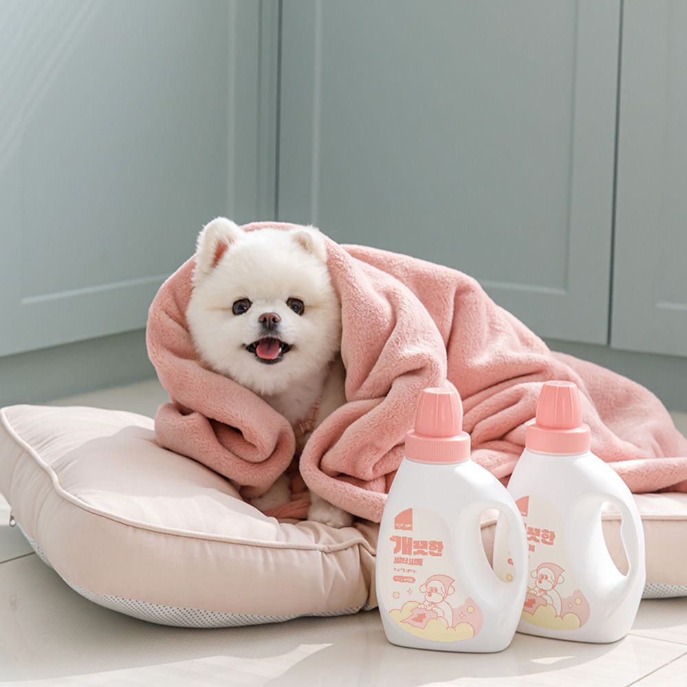 뽀숑하우스 개끗한 세탁세제 650g 강아지 고양이 손세탁 세탁기 빨래 과탄산소다 분말형 - 상세 이미지 4