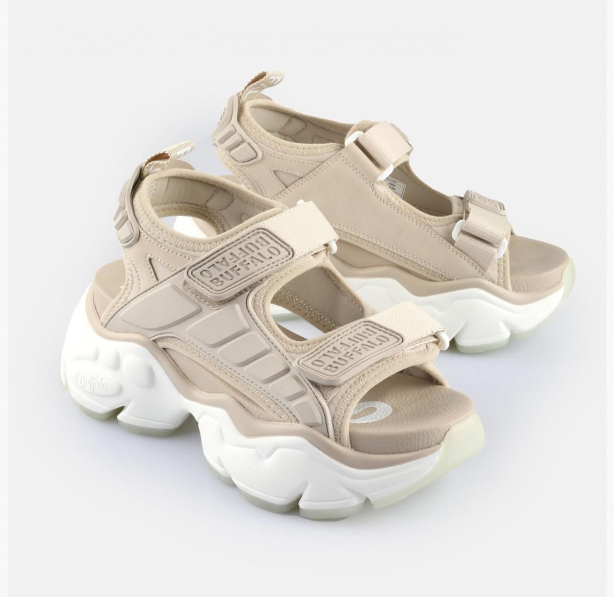 버팔로 플랫폼 스트랩 샌들 베이지 02386176 BEIGE - 상세 이미지 3