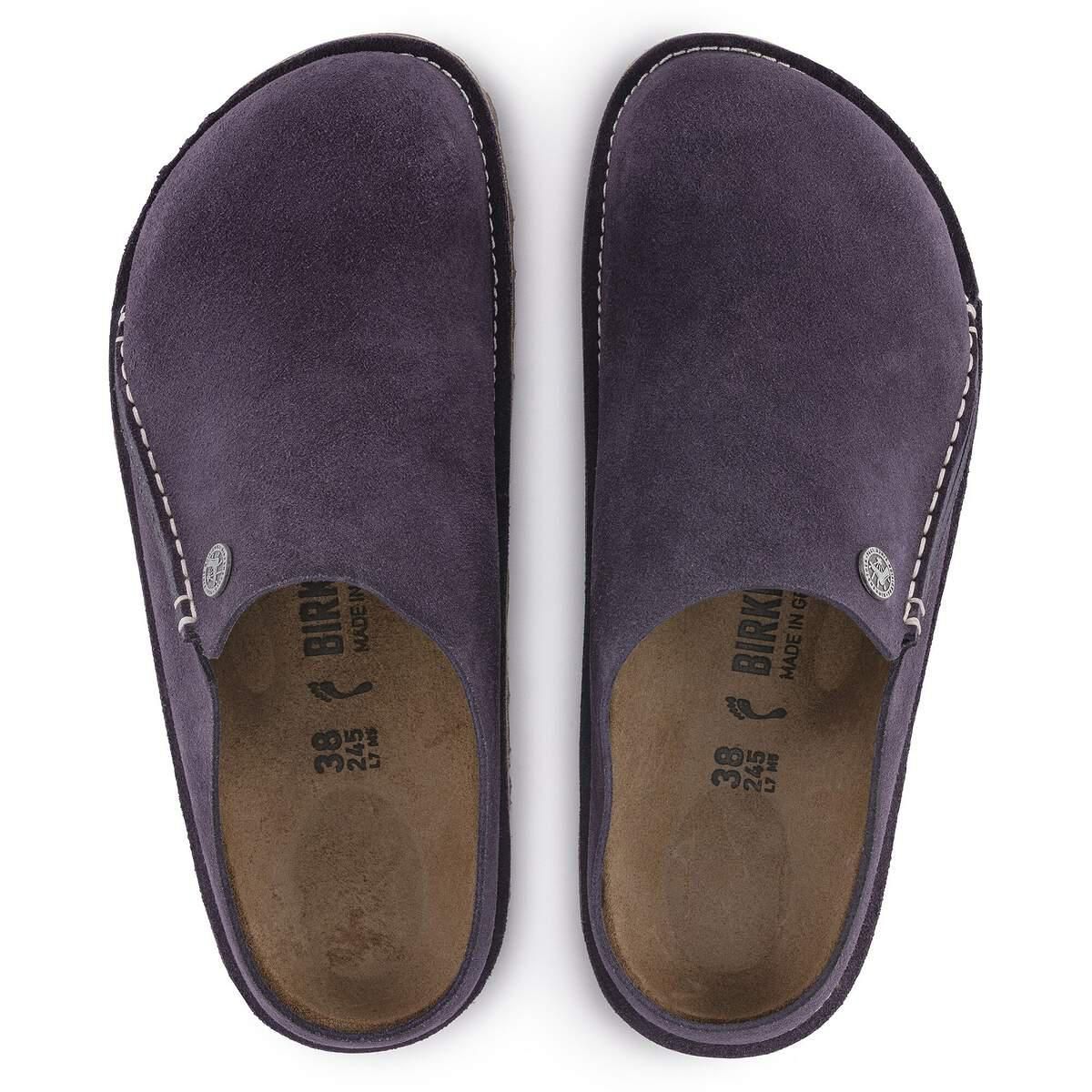버켄스탁 프리미엄 스웨이드 레더 컴포트 실내화 1023724/1023751 DARK BERRY - 상세 이미지 3