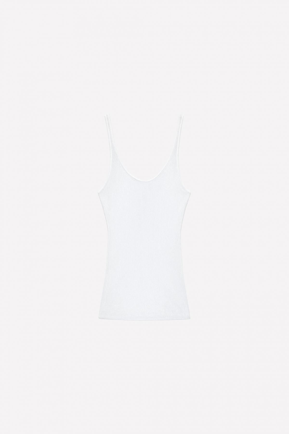 자라 파인니트 탑 X 루도빅 드 생 세르냉 1758/627 WHITE - 상품 이미지