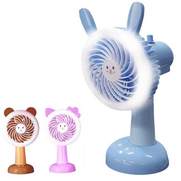 핸디형 led 미니 선풍기 여행용 휴대용 미니 선풍기 충전식 학생용 - 메인 이미지