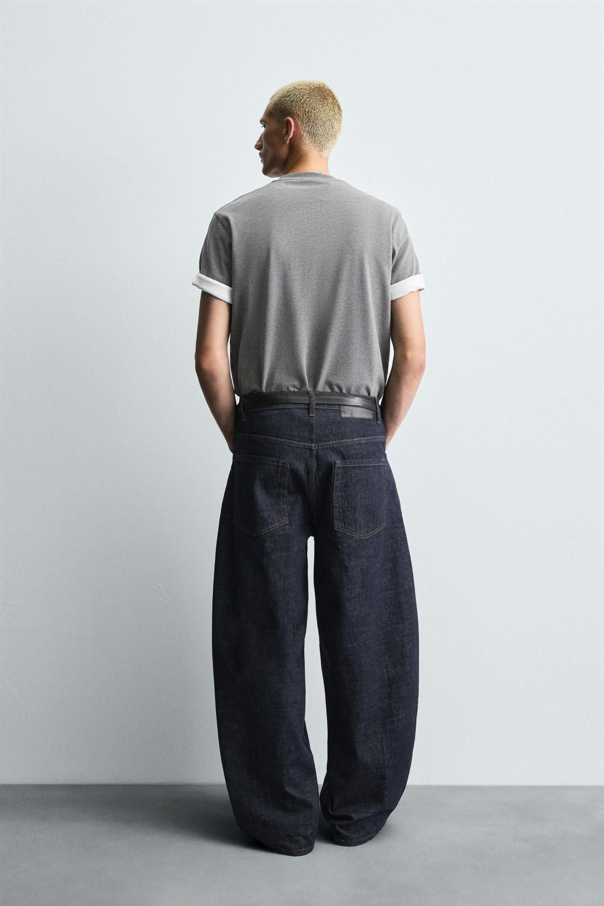 자라 와이드 배기핏 데님 팬츠 4048/377 INDIGO - 상세 이미지 3