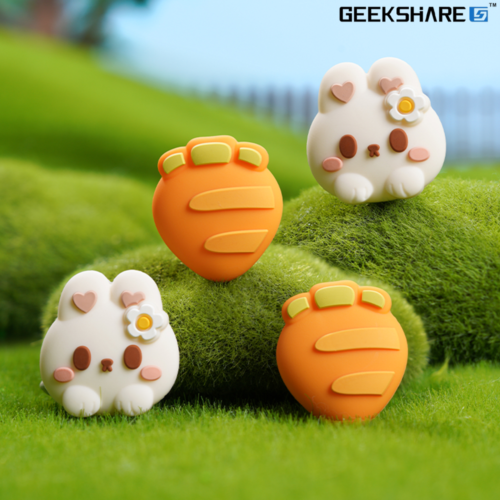 닌텐도 스위치2 스틱커버 긱쉐어 바니당근 조이콘2 프로콘2 호환 - 상세 이미지 2