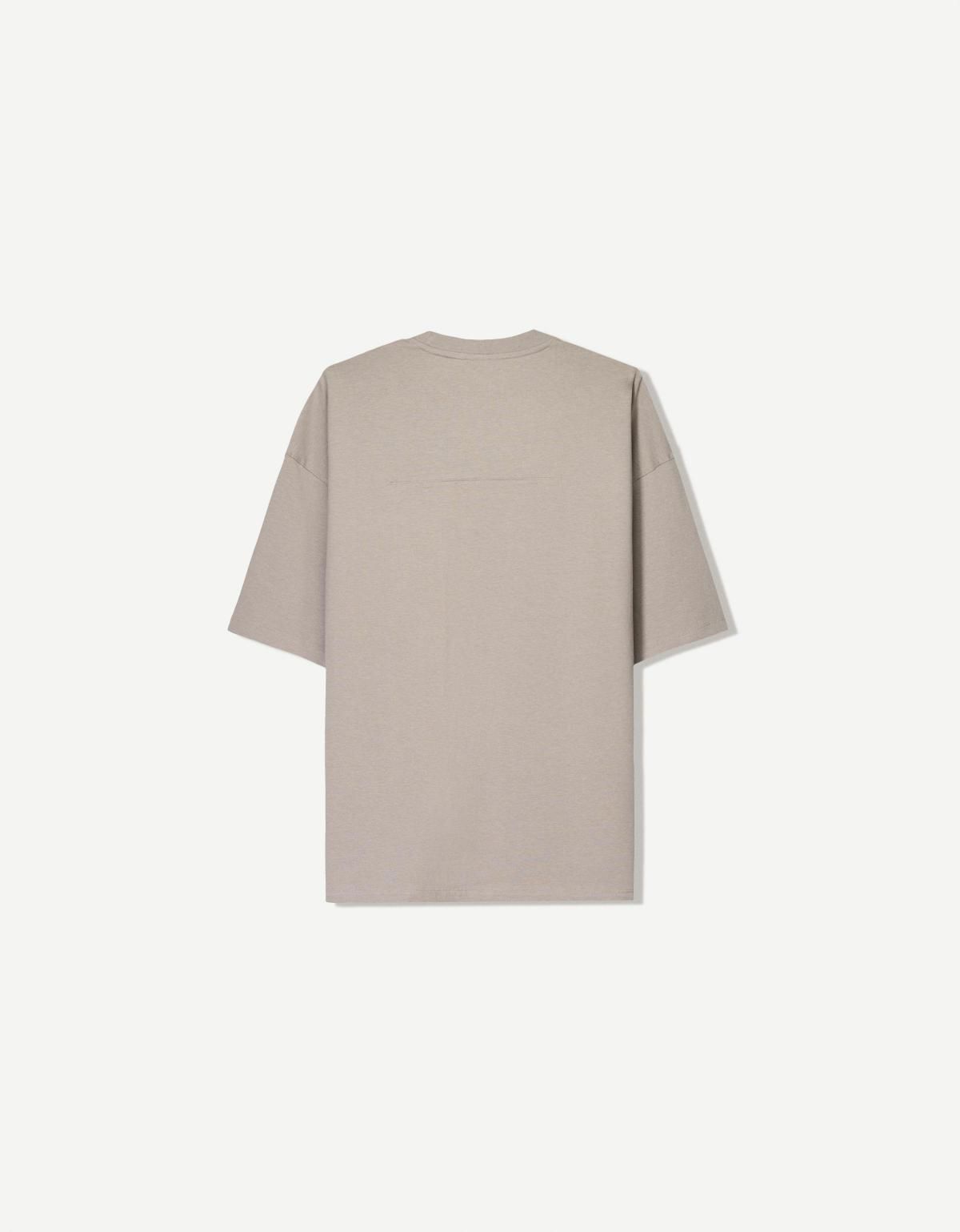 버쉬카 오버사이즈 반팔 티셔츠 2809/443 GREY - 상세 이미지 2