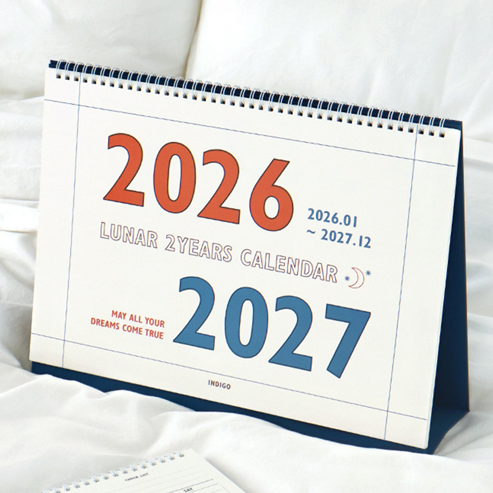 2026 2027 대형 탁상달력 26년 27년 음력 큰 책상달력 스케줄 데스크 캘린더 - 상세 이미지 4