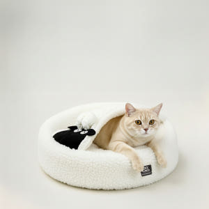 레토 고양이 하우스 숨숨집 강아지하우스 방석 도넛 양 쿠션 솔직 후기 | 실제 사용자 리뷰 총정리 - 상품 이미지 3