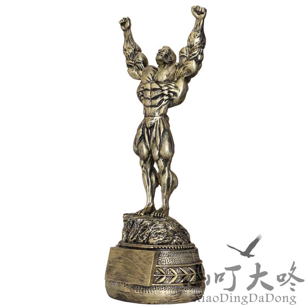 헬스 트로피 보디빌딩 상장 상패 피지컬 피규어 골드 - 상세 이미지 5