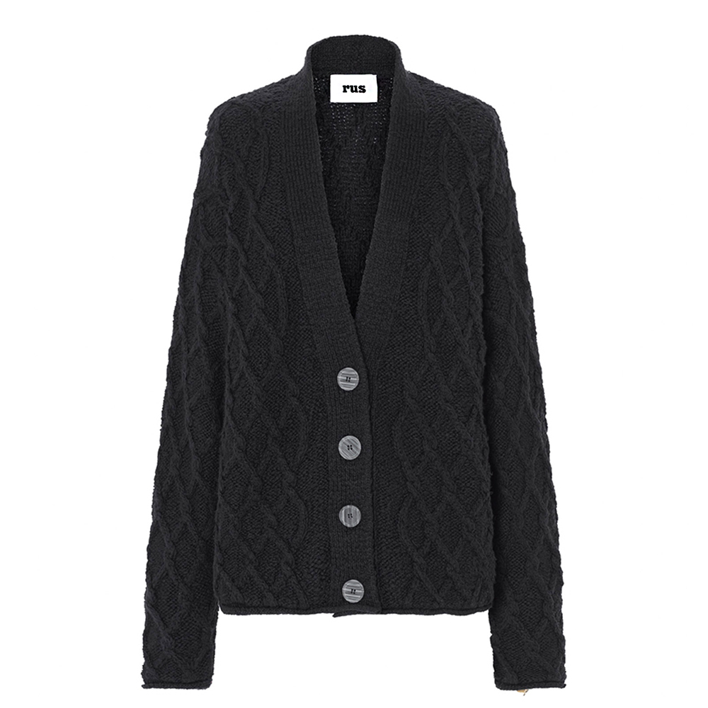 루스 CARAMELLE BLACK 가디건 CARAMELLE BLACK SS23NB04I - 상품 이미지