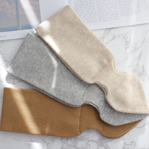 캐시미어 겨울 목도리 리본 쁘띠 목도리 울숏 양모