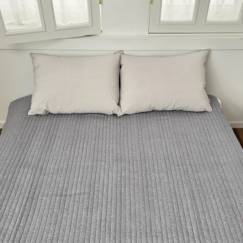 스티치 순면 이불패드 카페트