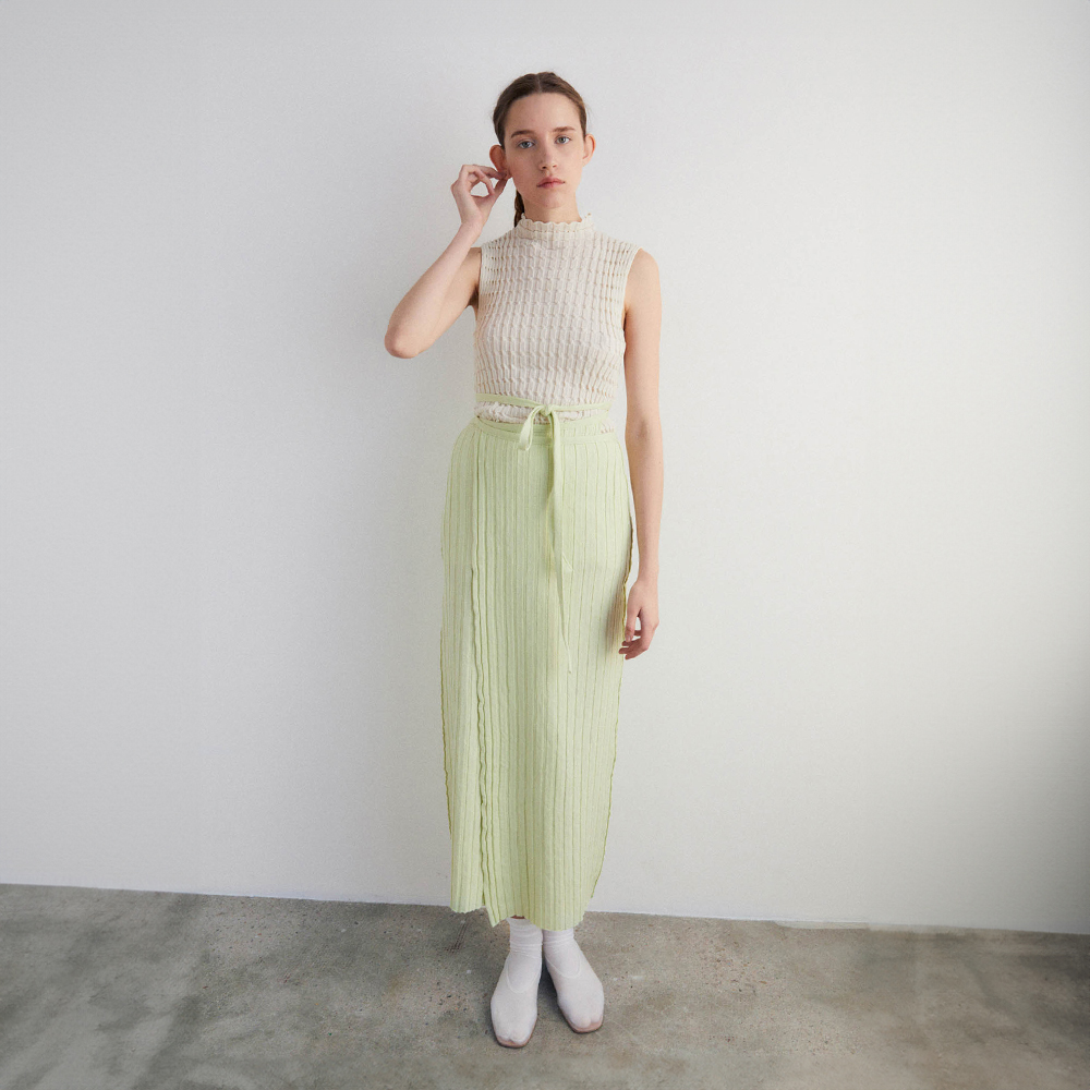 루스 여성 CHU LIME ZEST 스커트 CHU LIME ZEST SS23PA09LZ - 상세 이미지 2