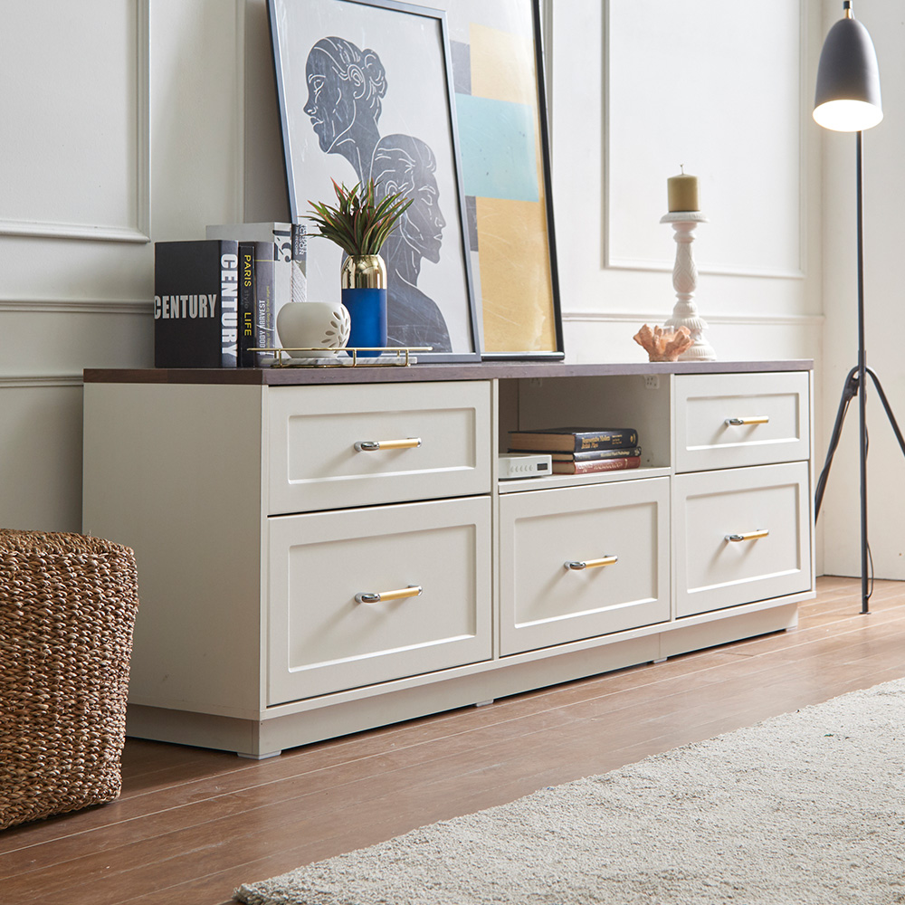 장인가구 엘브W 1800 높은 거실장