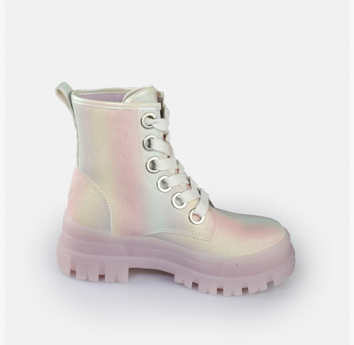 버팔로 글리터 비건 하이탑 레이스업 앵클 워커 02386076 MULTICOLOR - 상세 이미지 4