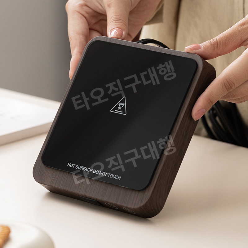가열머그컵 우유 항온 온열 미니 머그워머 인덕션 머그 보온 온도 휴대용 사무실 - 상세 이미지 3