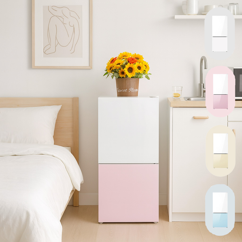 캐리어 2도어 하냉동 냉장고 117L 4컬러 MRDC117GSM1 제품 이미지