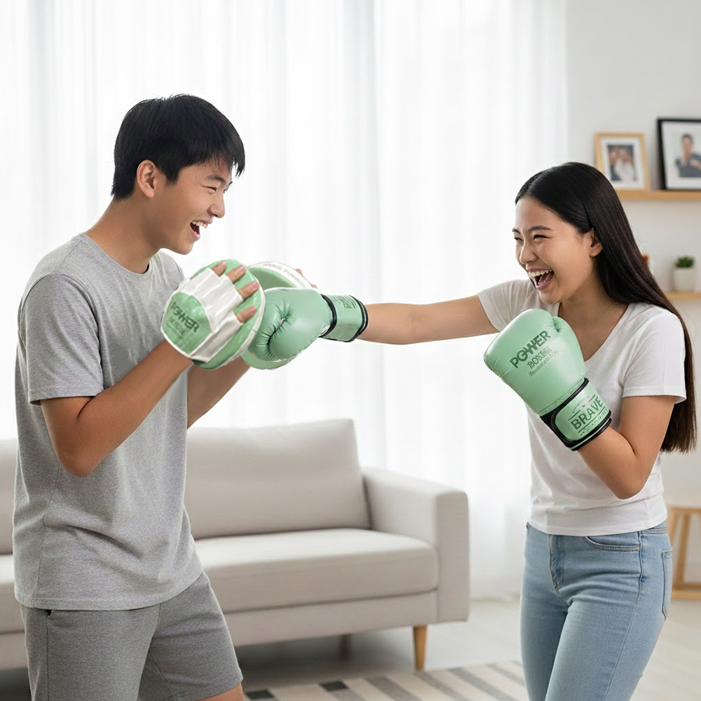 브레이브 파워복서 글러브 미트 세트 - 상품 이미지