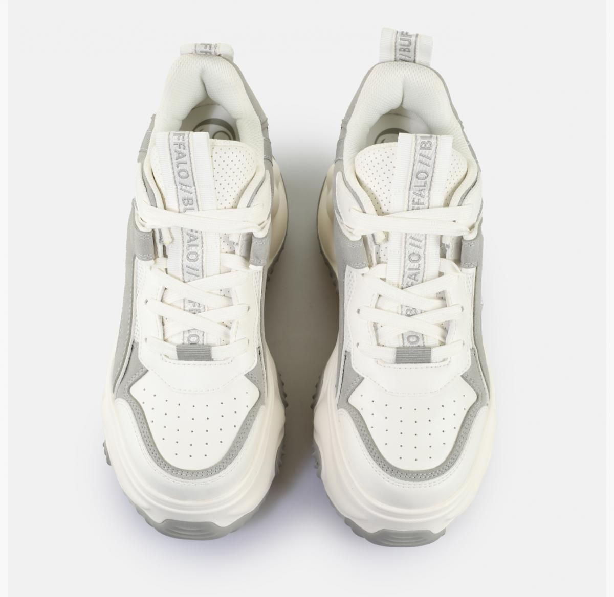 버팔로 청키 플랫폼 테크니컬 스니커즈 그레이 화이트 02437747 WEISS - 상세 이미지 2