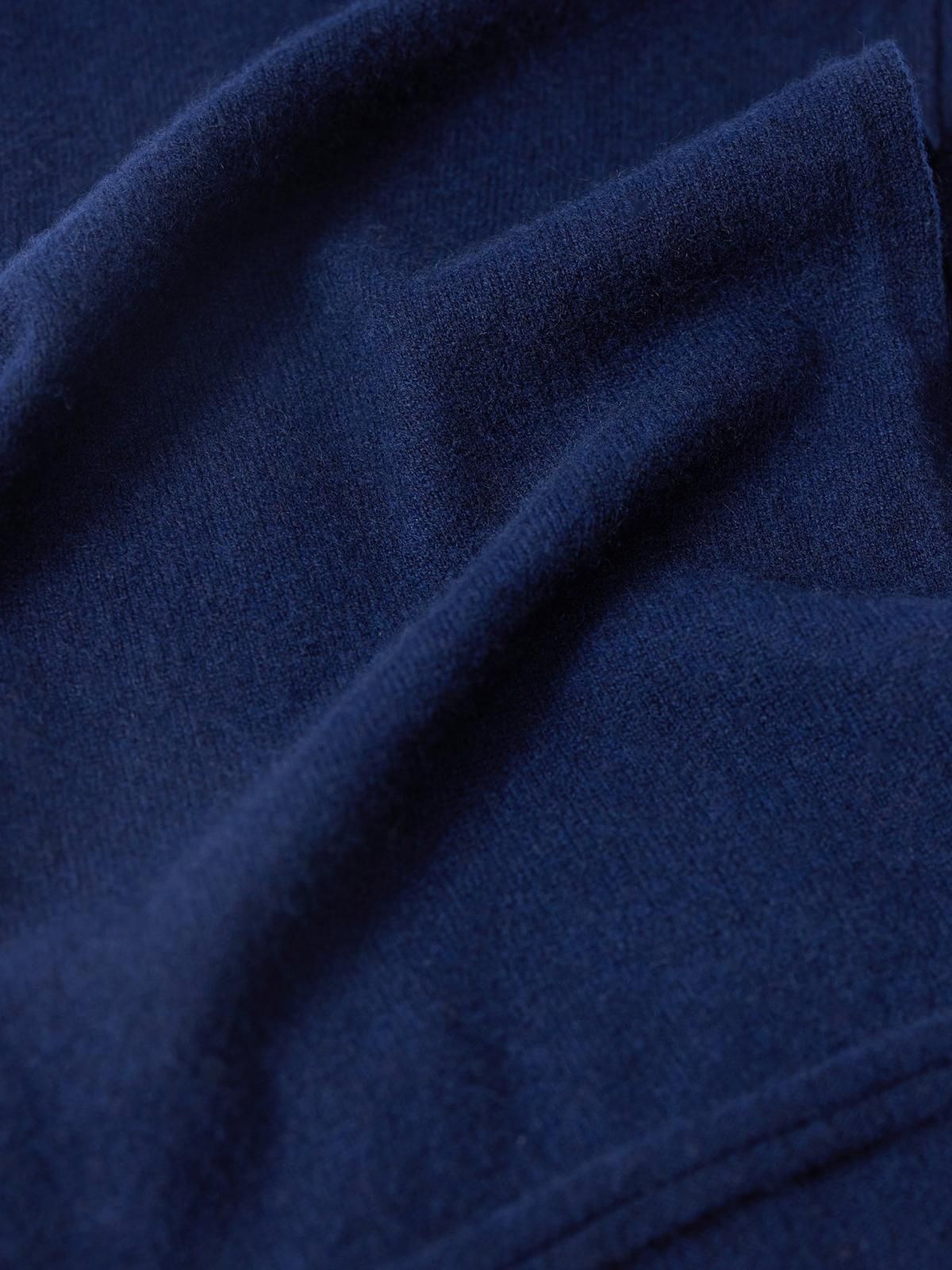 고비캐시미어 프리미엄 캐시미어 머플러 네이비 KA211941-9999S0000-000F BIJOU BLUE - 상세 이미지 5