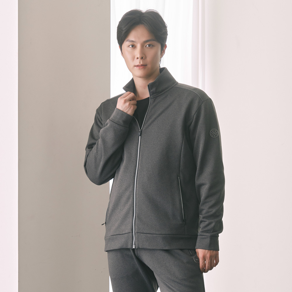 Q425-5371-72 남성 기모쿠션지 트레이닝 자켓 - 상세 이미지 3
