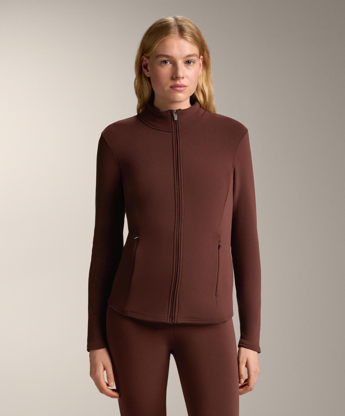 오이쇼 테크니컬 롱 슈퍼 엑스트라 웜 브라운 재킷 3885/964 BURGUNDY - 상세 이미지 2