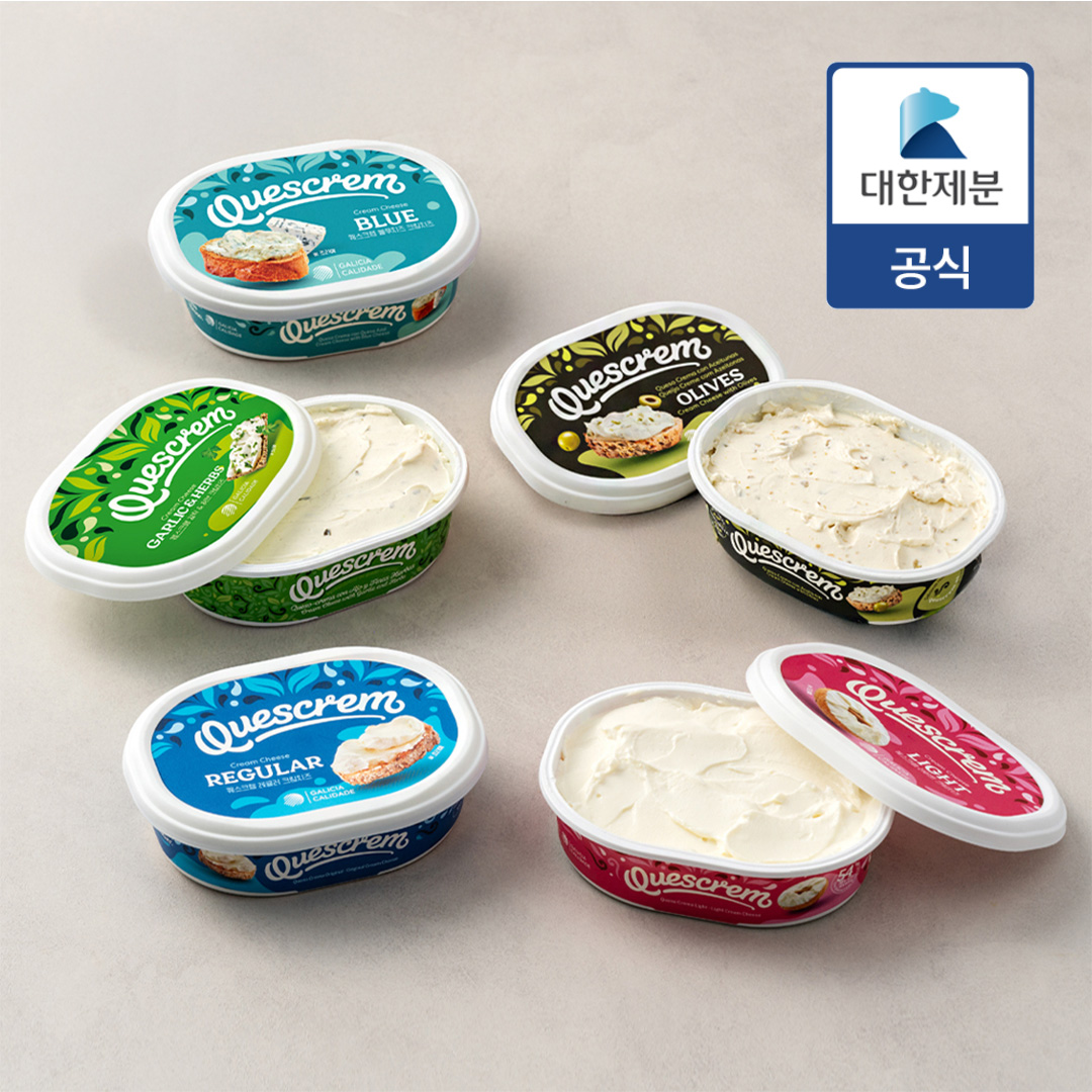 [교차선택코드] 퀘스크렘 크림치즈 200g 5종 2+2