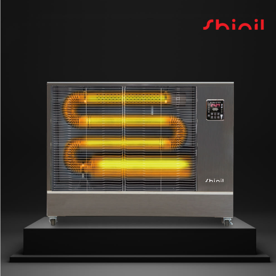 신일 전기식튜브히터 업소용 주름관히터 난로 대형돈풍기