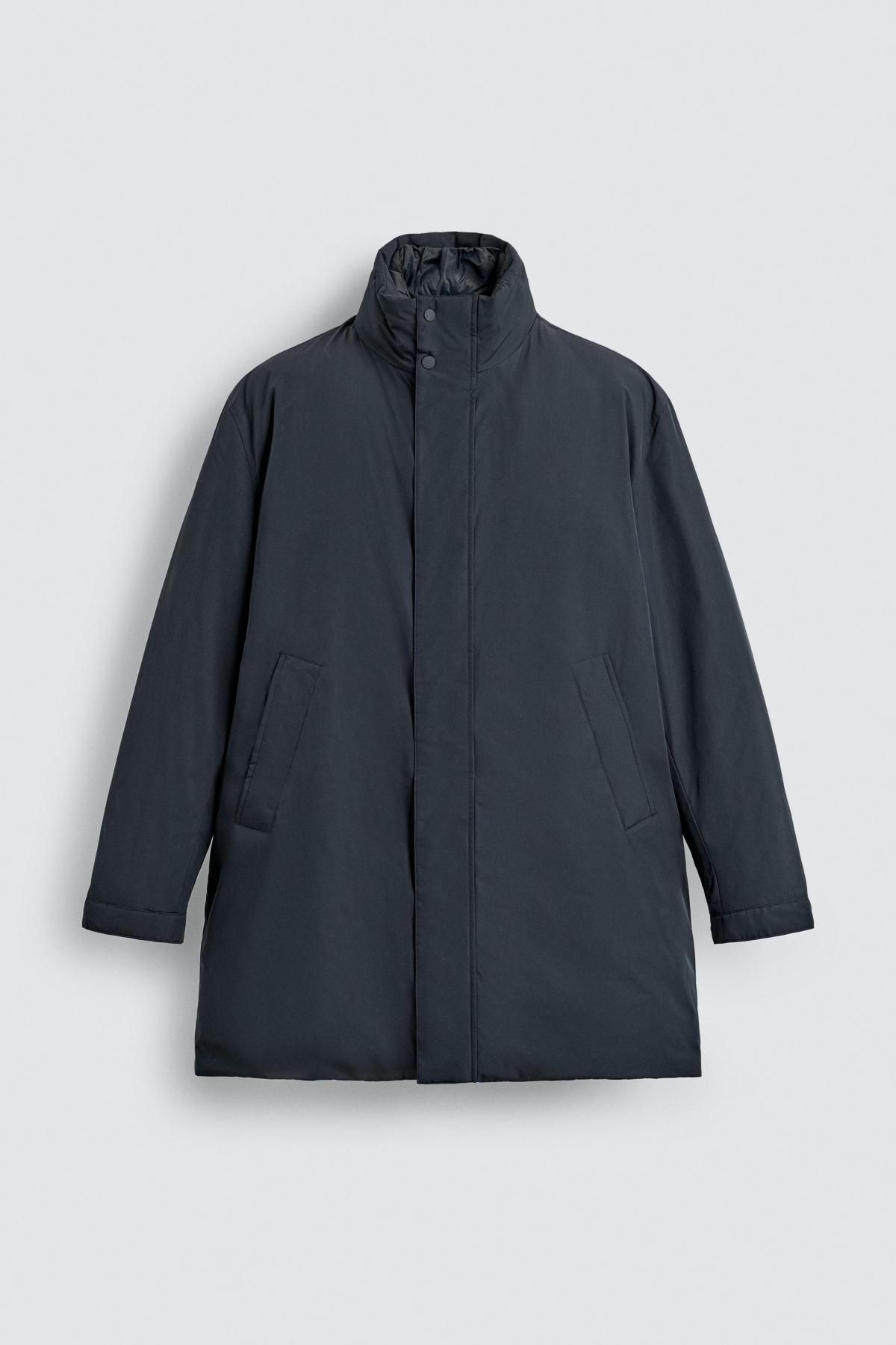 자라 테크니컬 방수 패딩 파카 남성 6518/300 NAVY BLUE - 메인 이미지