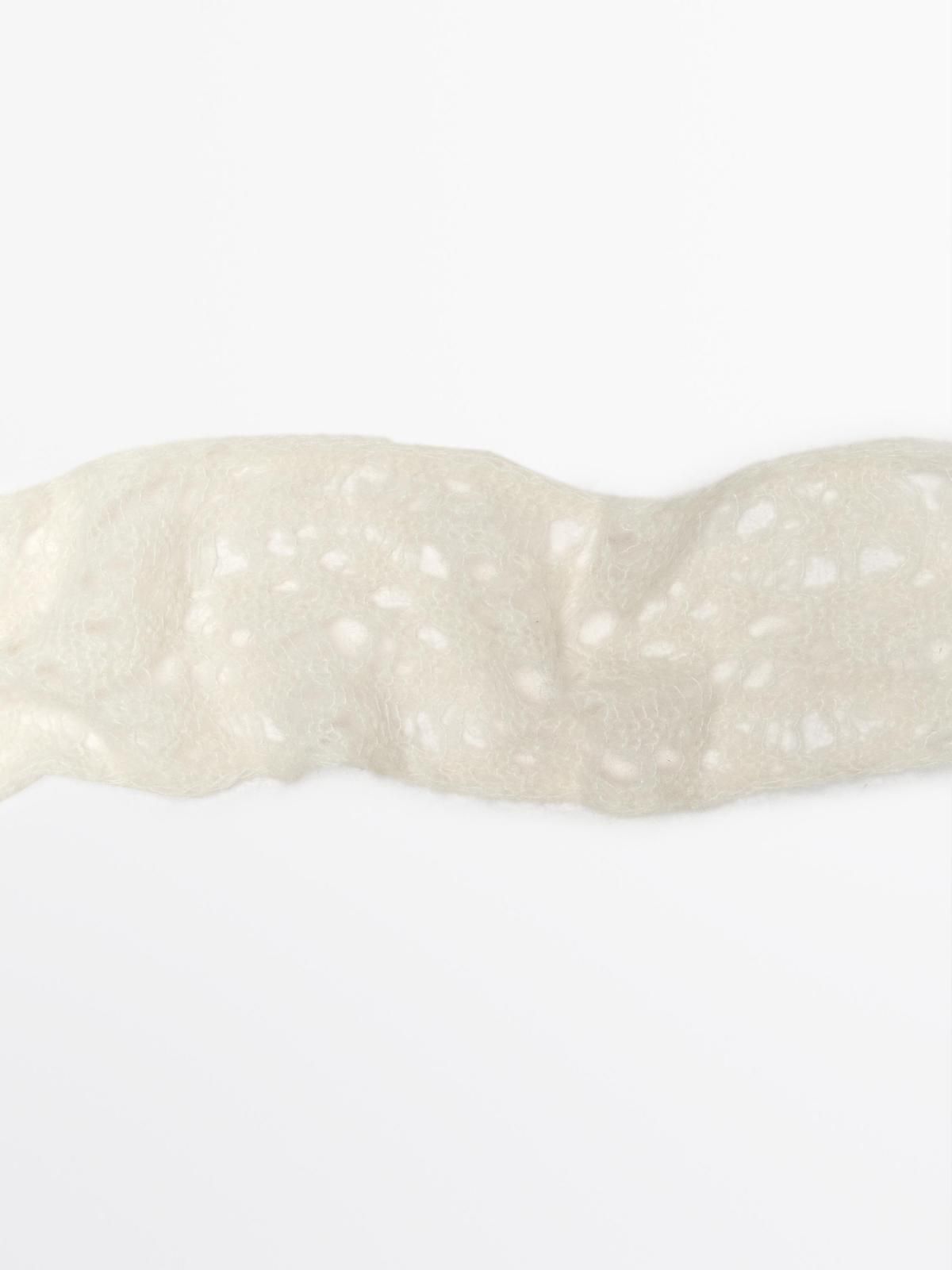마시모두띠 알파카 블렌드 청키 니트 스카프 6323/615 CREAM - 상세 이미지 4