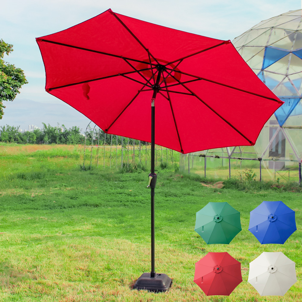 착한테이블 야외 대형 파라솔 감성 각도조절 크랭크 테라스 옥상