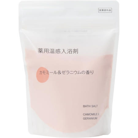 무인양품 [해외]MUJI 무인양품 온감 입욕제 360g 카모마일과 제라늄의 향기