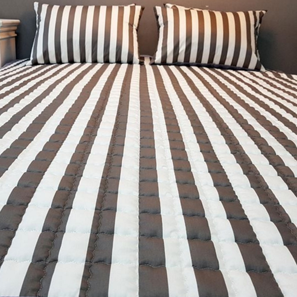 북유럽 가을 겨울 패드 그레이 침대 카펫 패드 순면 누빔