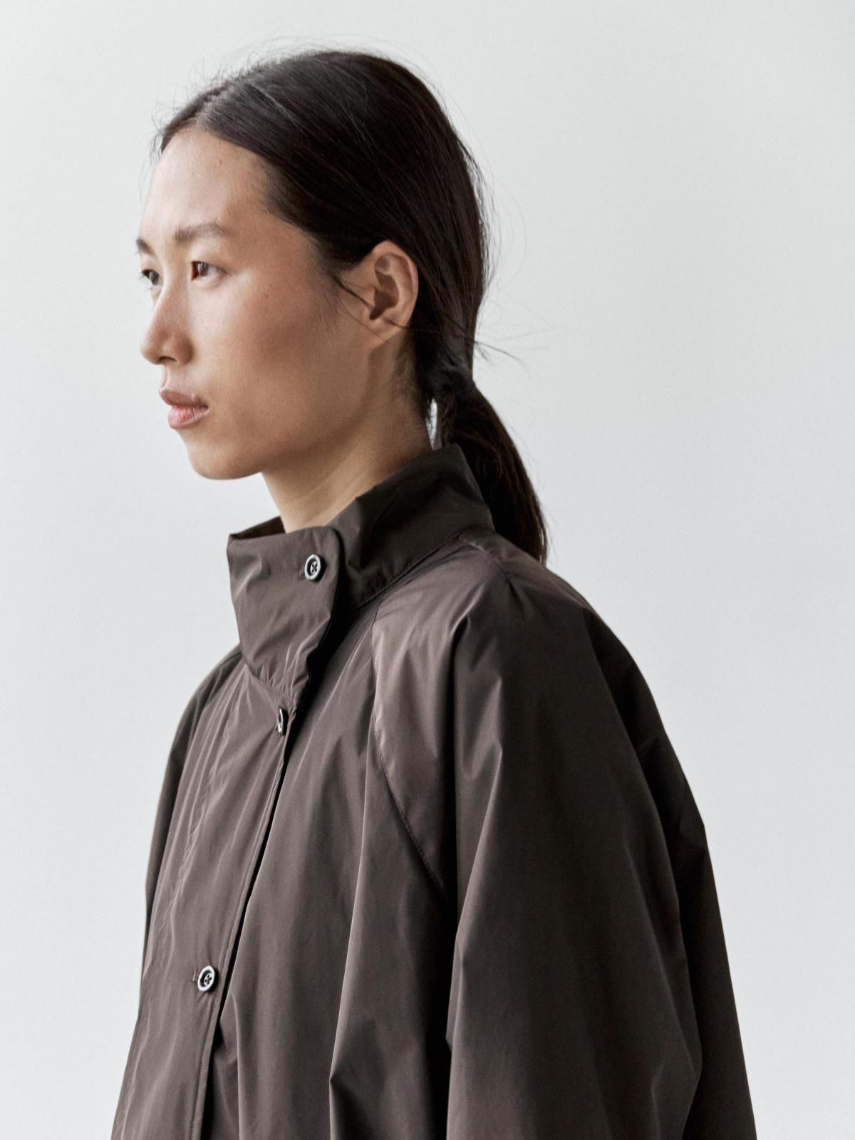 마시모두띠 테크니컬 롱패딩 하이넥 버튼업 6711/401 BROWN - 상세 이미지 5