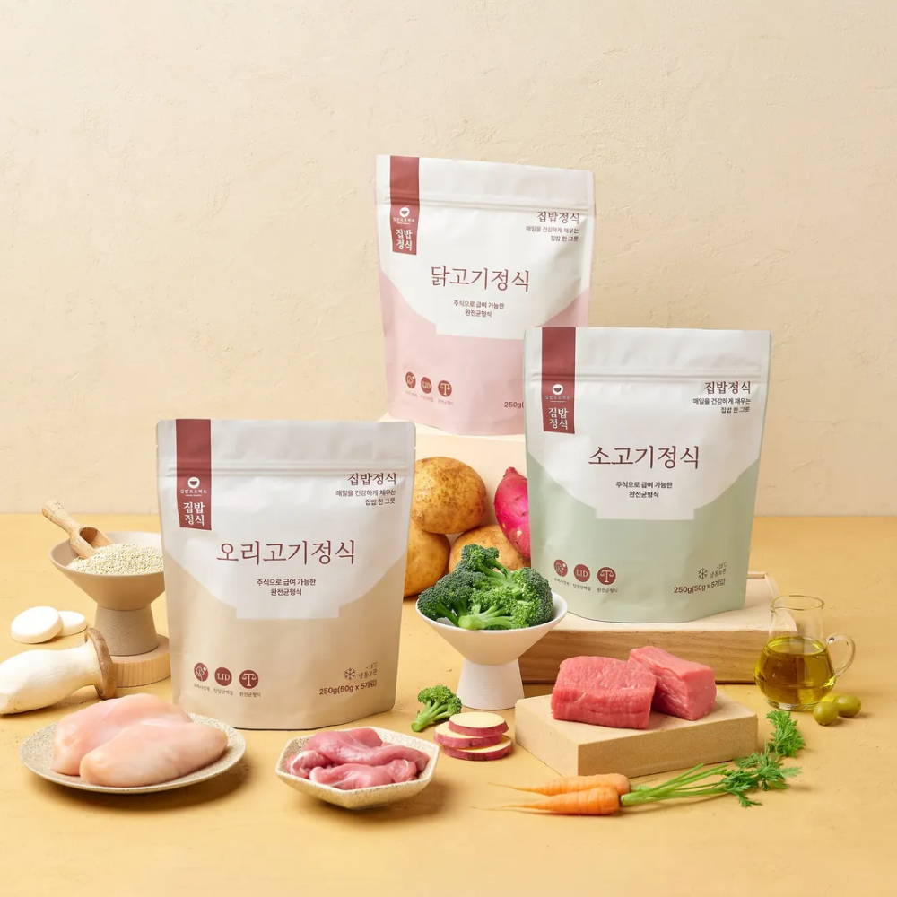 집밥프로젝트 집밥정식 세트상품 (1kg) 제품 이미지
