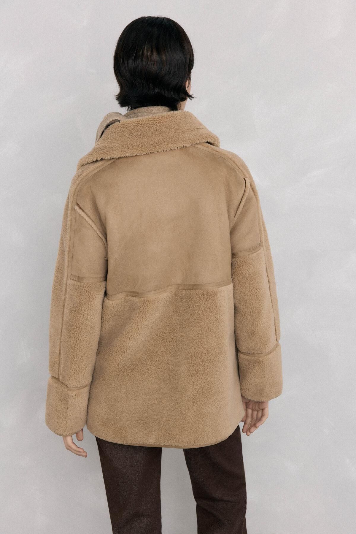 페드로 델 이에로 테크니컬 무톤 퍼 콤비 코트 7522244 BEIGE - 상세 이미지 4