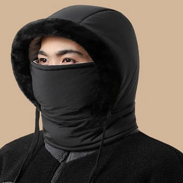패딩 겨울 후드 워머 방한 겨울 바라클라바 후드형 마스크 - 메인 이미지