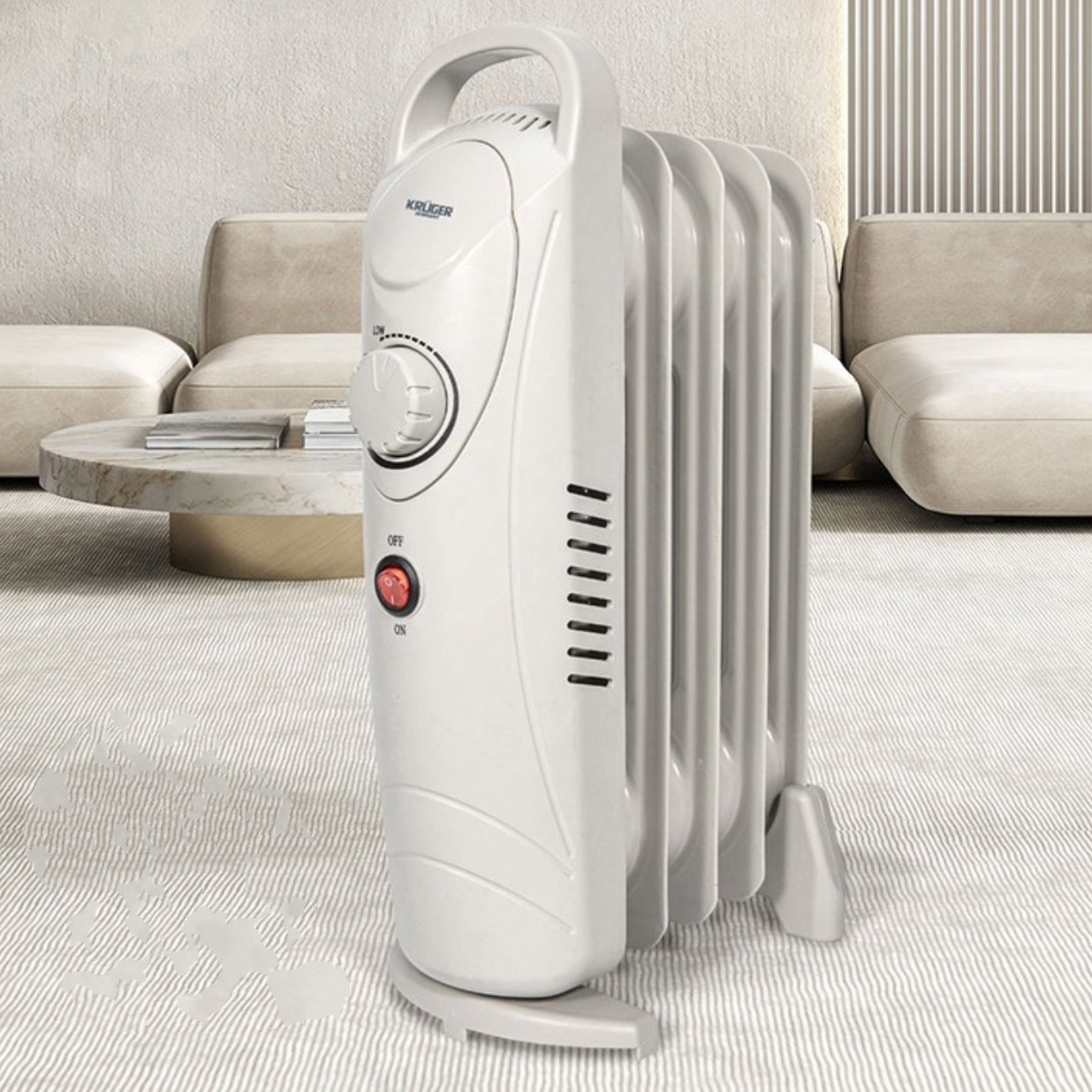 초소형 라디에이터 5핀 초절전 라디이에터 500W 캠핑용 라디에이터 미니 라지에타 - 메인 이미지
